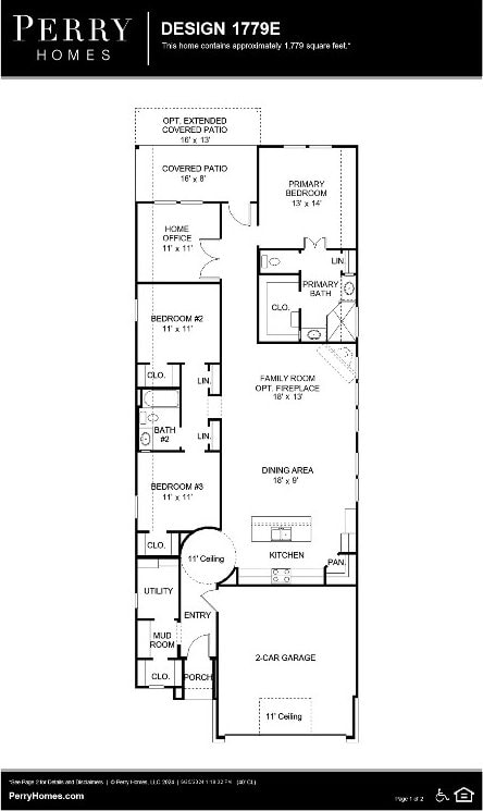 7303 Woodford Way, Austin, TX 78744 - home floor plan