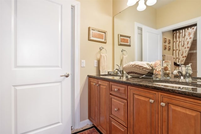 215 Goose Island Dr, Georgetown, TX 78633 - bathroom with double vanity