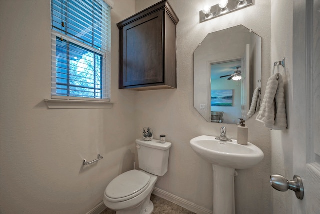 bathroom featuring toilet