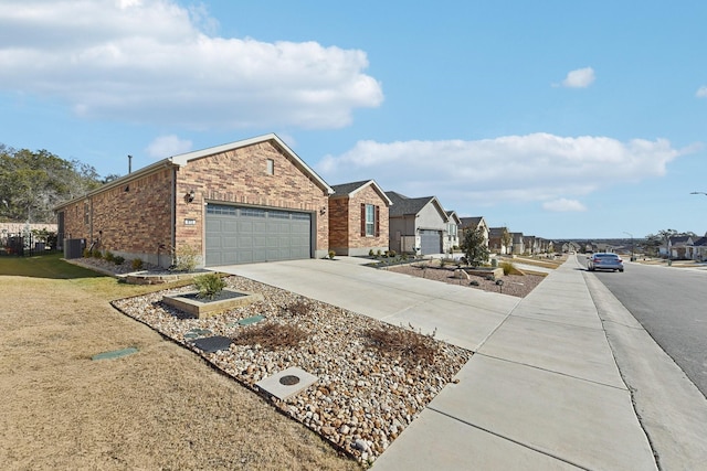 ranch-style home featuring a garage