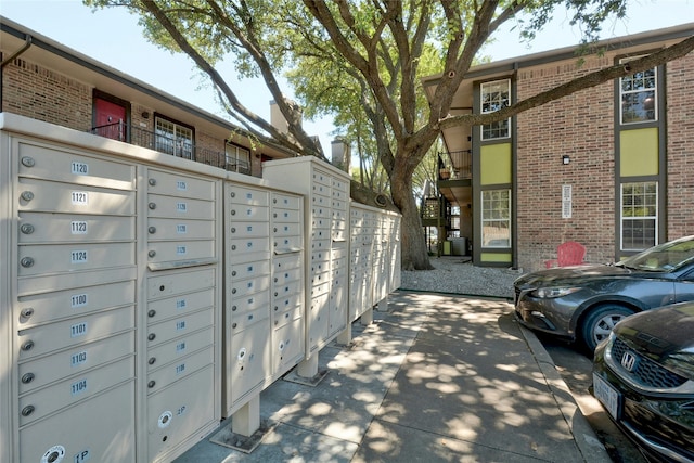 surrounding community featuring a mail area