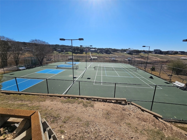 view of sport court