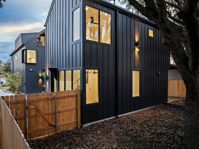 2010 Gathright Unit B, Austin, TX 78704 - view of side of home featuring board and batten siding