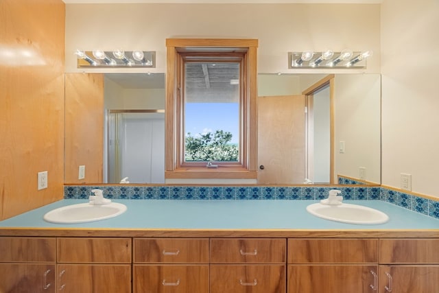 212 Comanche Cp, Kyle, TX 78640 - bathroom with double vanity