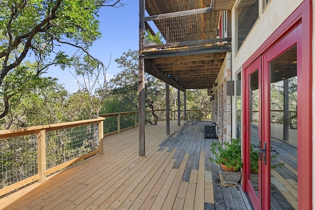 212 Comanche Cp, Kyle, TX 78640 - view of wooden deck