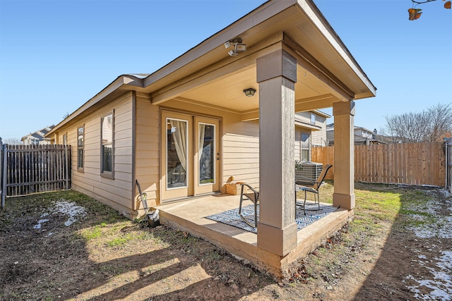 back of house featuring a patio