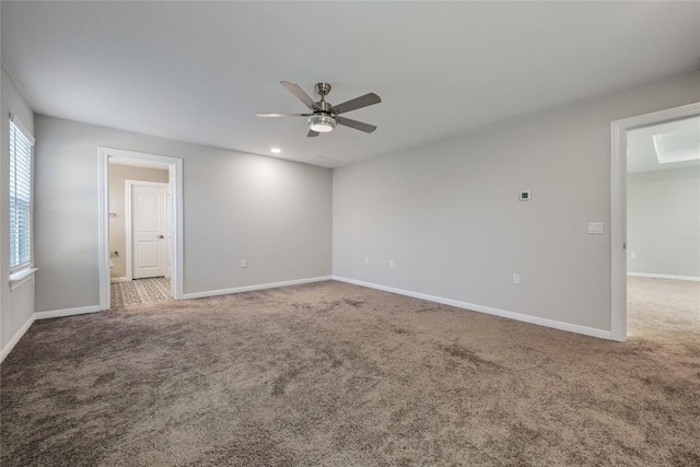 7001 Lewiston Way, Austin, TX 78724 - carpeted spare room featuring ceiling fan and baseboards