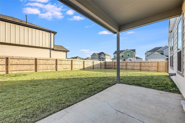 7001 Lewiston Way, Austin, TX 78724 - fenced backyard featuring a patio area and a residential view