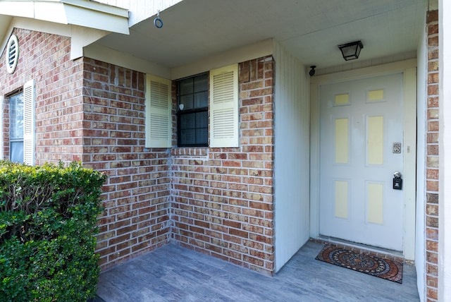 view of entrance to property