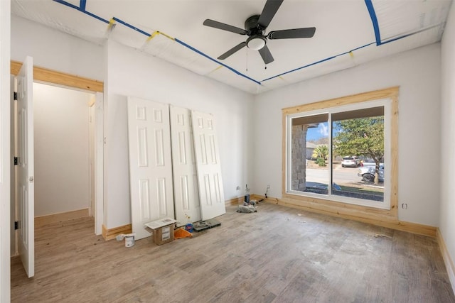 1016 Flanagan Dr, Leander, TX 78641 - unfurnished bedroom with wood finished floors