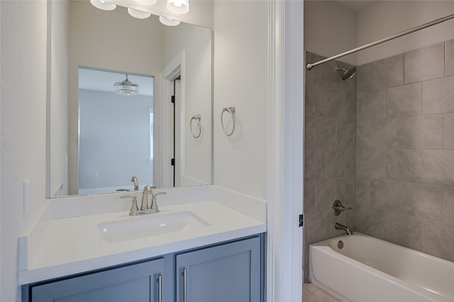 125 Serene Hilltop Cir, Austin, TX 78738 - bathroom featuring vanity and shower / bathtub combination