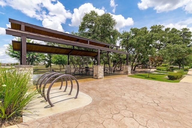1712 Uhland Dr, Leander, TX 78641 - view of community featuring a gazebo