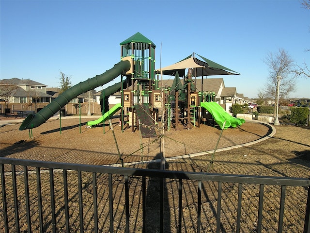 view of play area