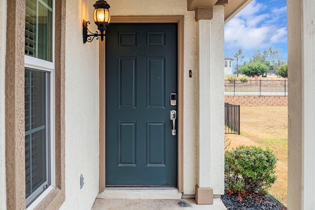 view of property entrance