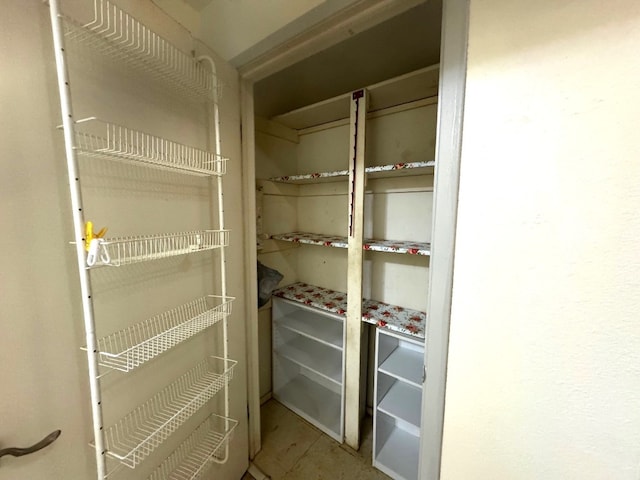 view of pantry