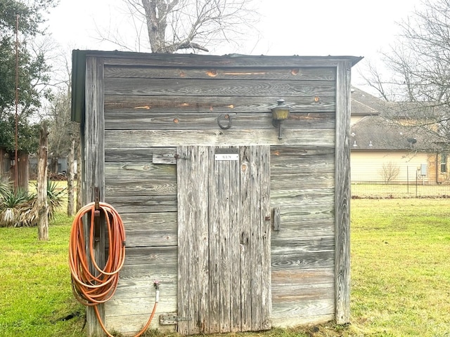 view of outbuilding with an outdoor structure