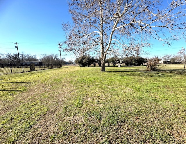 view of yard