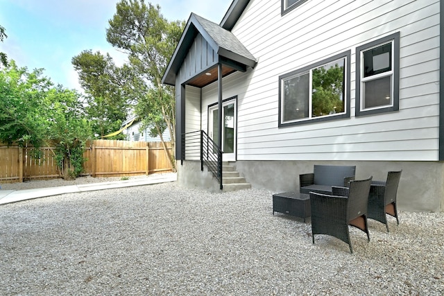 exterior space featuring a patio area