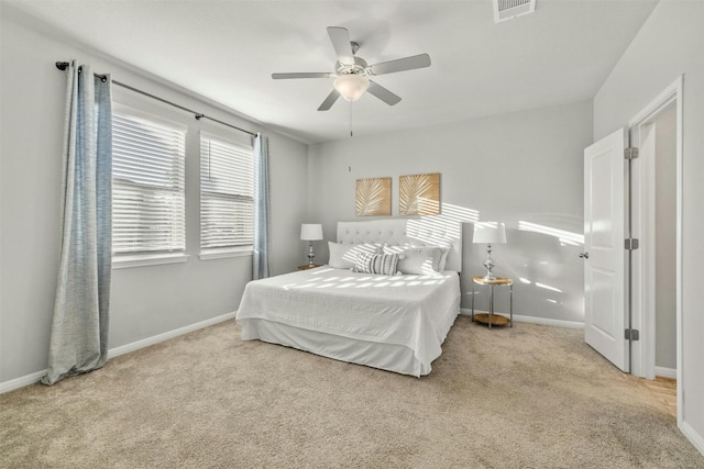 19004 Quebrada Dr, Pflugerville, TX 78660 - bedroom featuring carpet and a ceiling fan