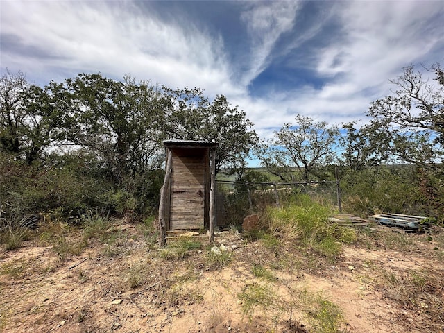 view of outdoor structure