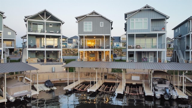 view of rear view of property