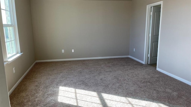 empty room with carpet flooring