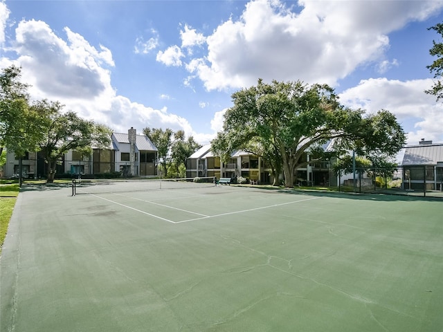 view of sport court