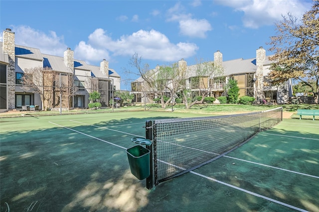 view of sport court