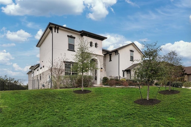 5801 Davenport Divide Rd, Austin, TX 78738 - view of front of property with stucco siding and stone siding