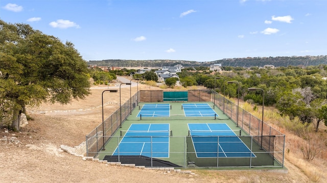 view of sport court