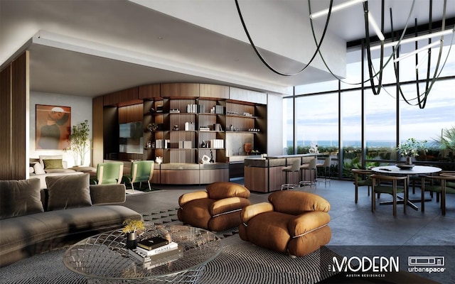 610 Davis St Unit 3105, Austin, TX 78701 - lobby with a wall of windows