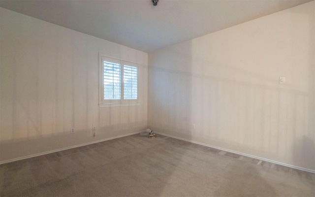 unfurnished room featuring carpet floors