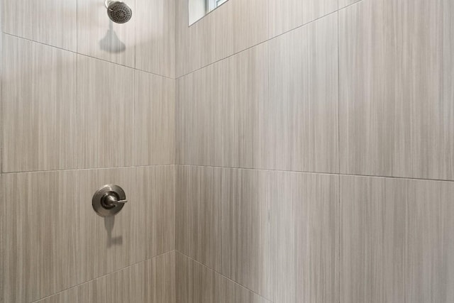 room details featuring tiled shower