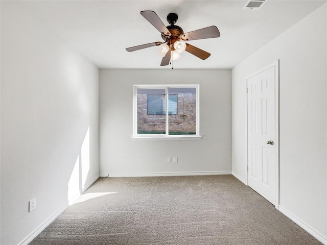 8222 Kearsarge Dr, Austin, TX 78745 - empty room with carpet floors, ceiling fan, and baseboards
