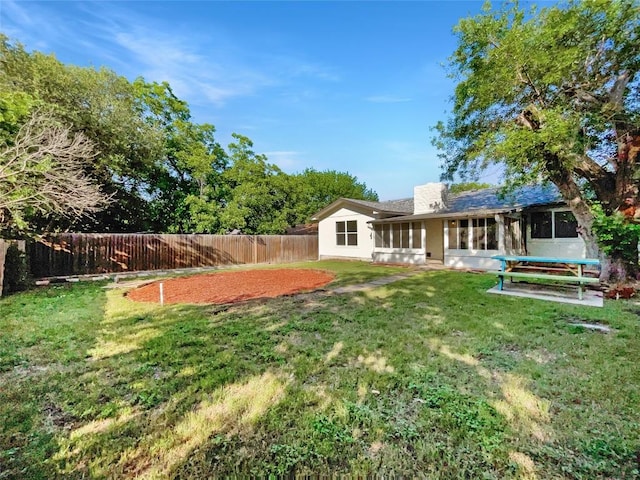 8222 Kearsarge Dr, Austin, TX 78745 - view of yard with a sunroom