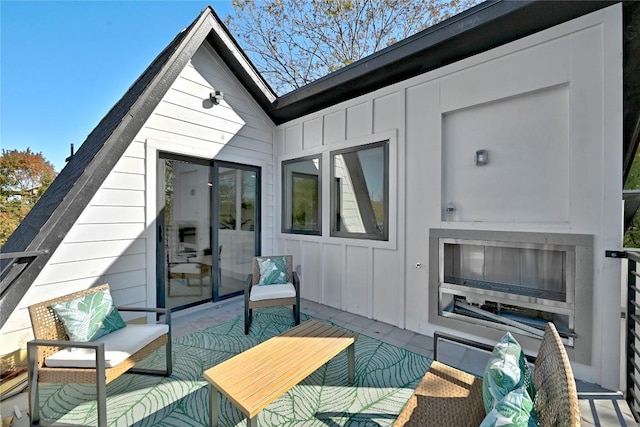 2717 Lyons Rd Unit 1, Austin, TX 78702 - deck featuring a fireplace