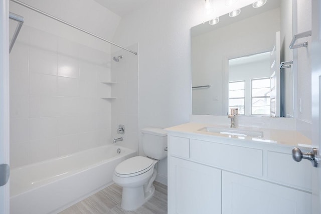 228 Running Fawn, Georgetown, TX 78628 - bathroom featuring washtub / shower combination and vanity