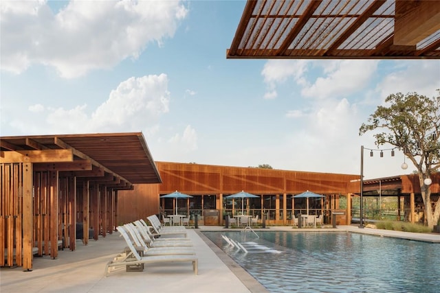228 Running Fawn, Georgetown, TX 78628 - community pool featuring a patio