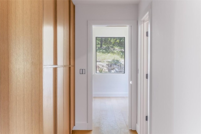 hall with baseboards
