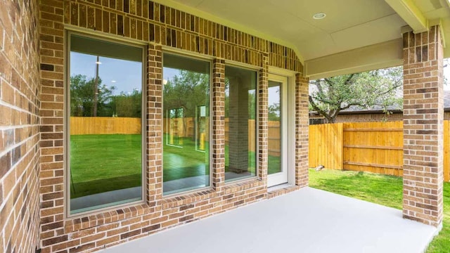 128 Spring Bluff Ln, Georgetown, TX 78628 - fenced backyard featuring a patio