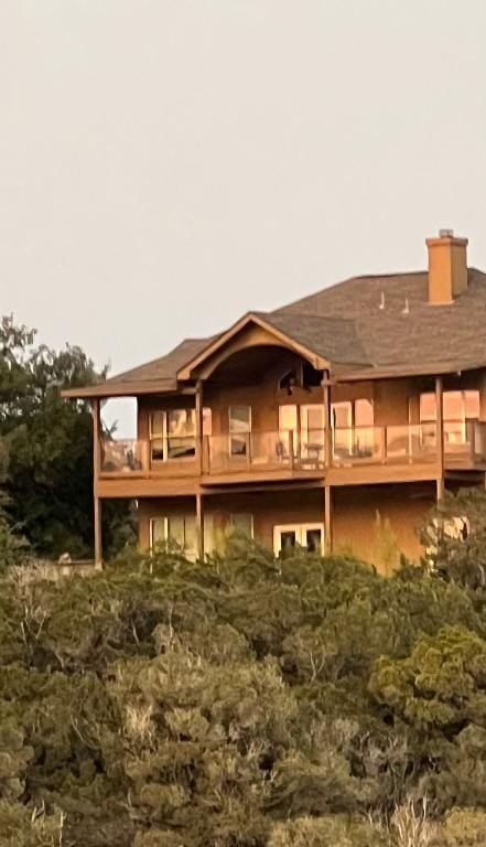 view of rear view of house