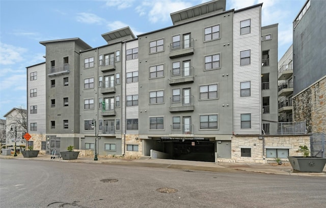 view of building exterior featuring cooling unit