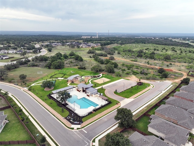125 Jasmine Ln, Marble Falls, TX 78654 - drone / aerial view of a pool area