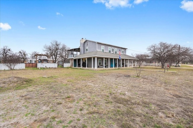 view of back of property