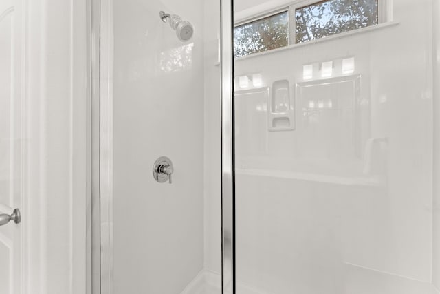 bathroom with walk in shower