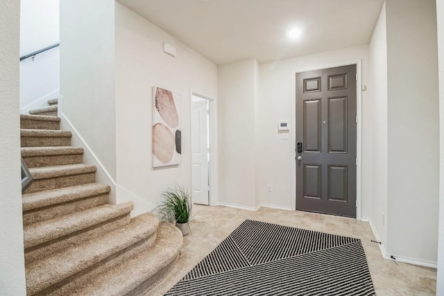 view of entrance foyer