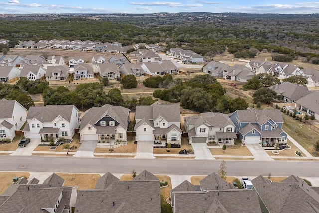 birds eye view of property featuring a residential view