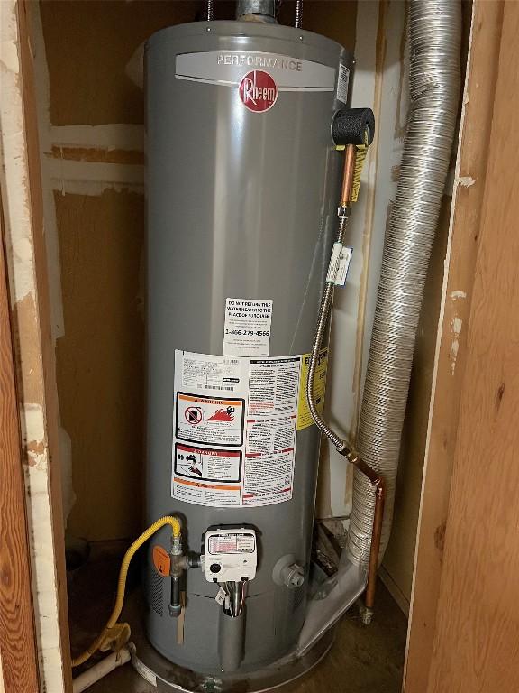 utilities with gas water heater