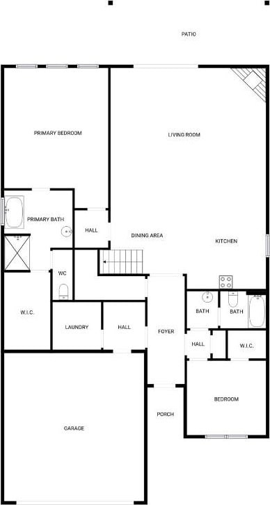 17401 Howdy Way, Manor, TX 78653 - home floor plan