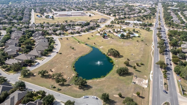 702 Timarron Dr, Leander, TX 78641 - view of property location with a large body of water and nearby suburban area